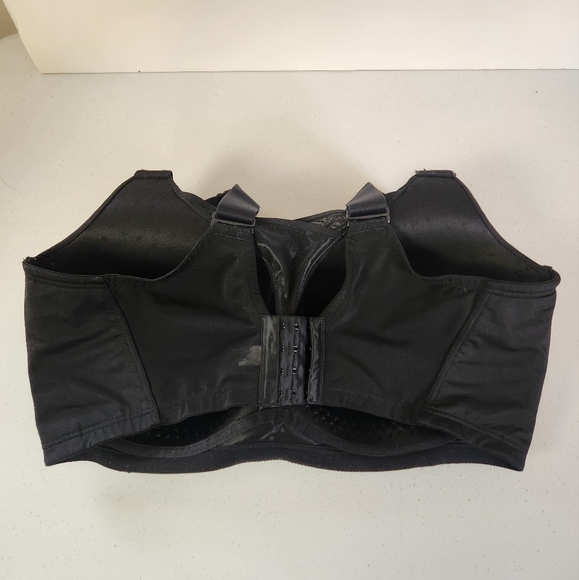 Lane Bryant LIVI High-Impact Wicking Wireless Sports Bra Black Size 42G Active - Picture 3 of 7